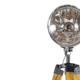 35" Distressed Tripod Floor Lamp With Cone - Homeroots - Flyclothing LLC