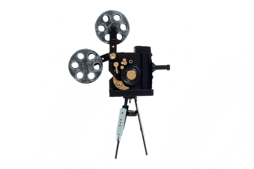 3" X 8.5" X 12.5" Metal Handmade Vintage Movie Projector - Homeroots - Flyclothing LLC