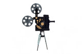 3" X 8.5" X 12.5" Metal Handmade Vintage Movie Projector - Homeroots
