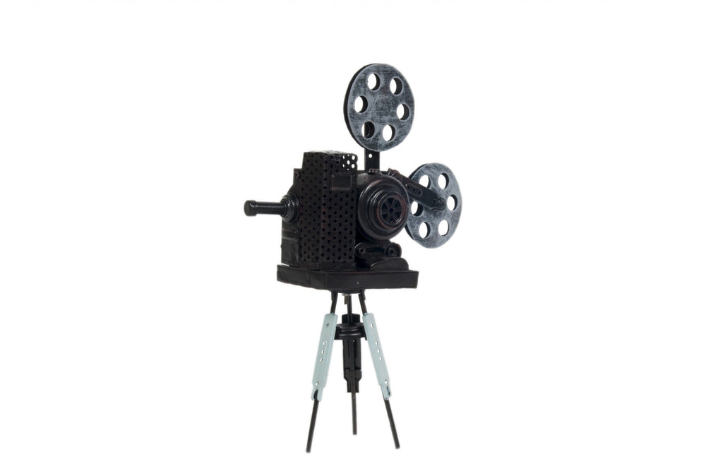 3" X 8.5" X 12.5" Metal Handmade Vintage Movie Projector - Homeroots - Flyclothing LLC