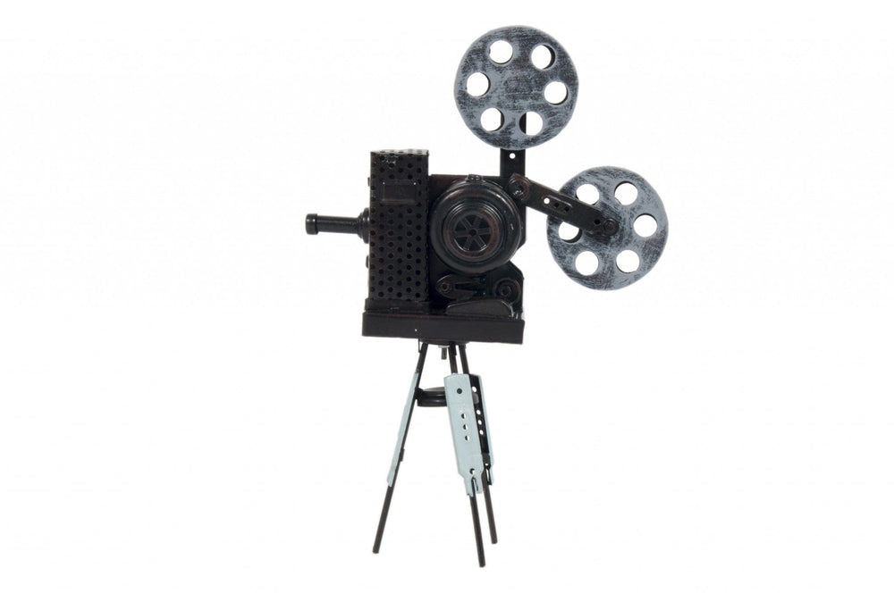 3" X 8.5" X 12.5" Metal Handmade Vintage Movie Projector - Homeroots - Flyclothing LLC
