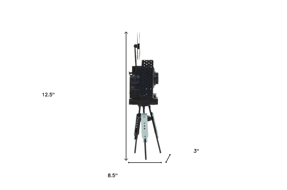 3" X 8.5" X 12.5" Metal Handmade Vintage Movie Projector - Homeroots - Flyclothing LLC