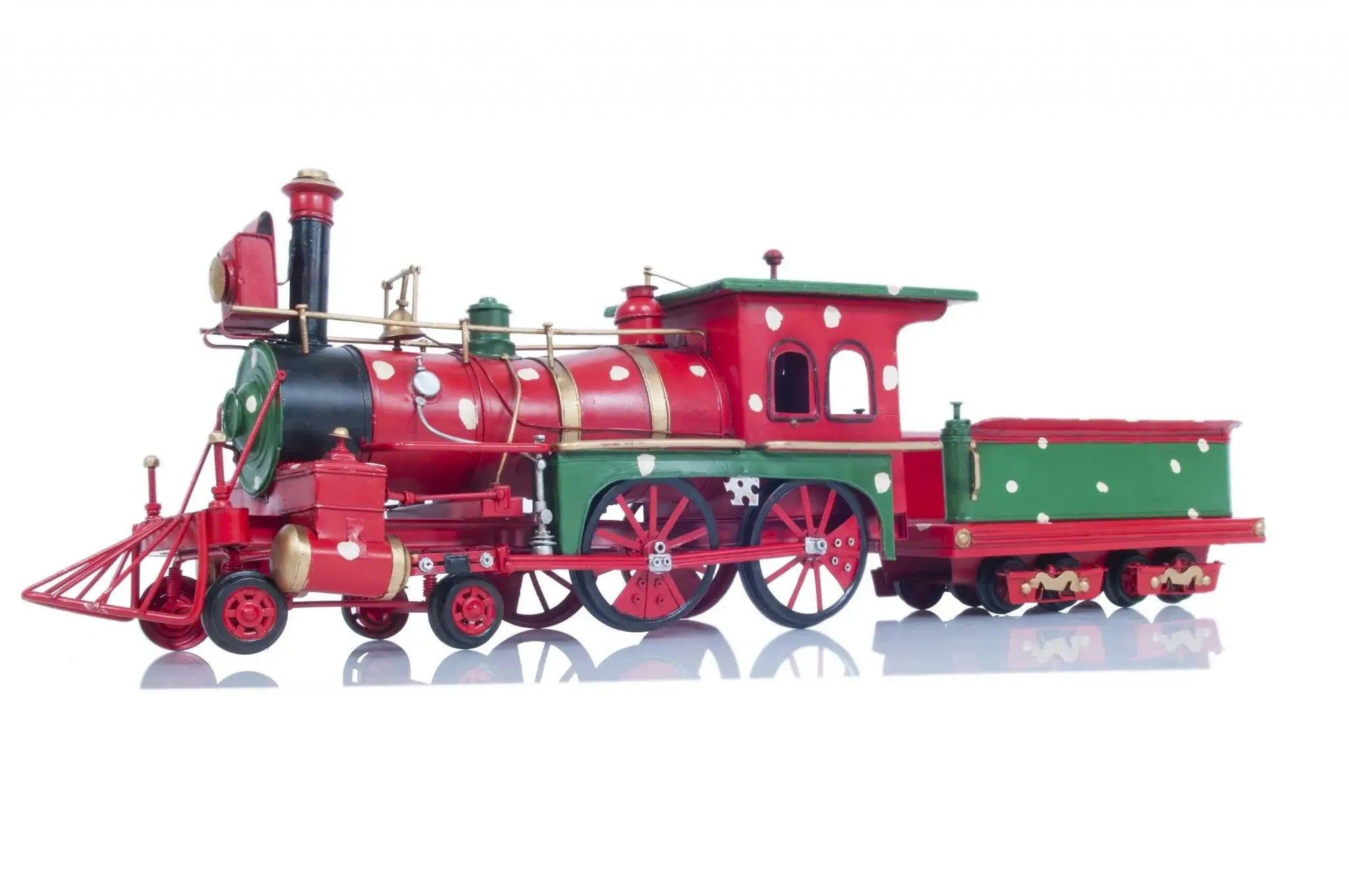 Handmade Tin Christmas Train Model - Homeroots - Flyclothing LLC