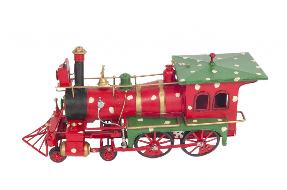 Handmade Tin Christmas Train Model - Homeroots - Flyclothing LLC
