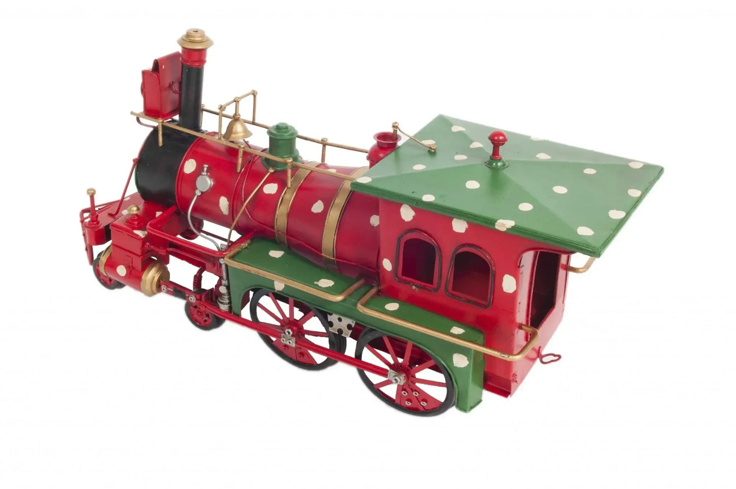 Handmade Tin Christmas Train Model - Homeroots - Flyclothing LLC