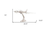 22.5" X 13" X 10.5" Alum Aeroplane - Homeroots