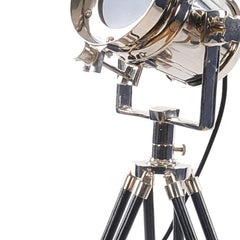 15.5" X 15.5" X 29" Alum Spot Light On Wooden Stand