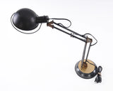 33" Black Metal Desk Table Lamp With Black Bowl Shade - Homeroots - Flyclothing LLC