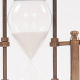 4.5" X 4.5" X 8.5" Brass Revolving Sandtimer - Homeroots - Flyclothing LLC