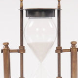 4.5" X 4.5" X 8.5" Brass Revolving Sandtimer - Homeroots - Flyclothing LLC