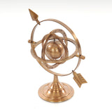 5.5" X 7" X 8.5" Brass Armillary - Homeroots