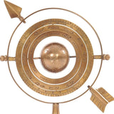 5.5" X 7" X 8.5" Brass Armillary - Homeroots