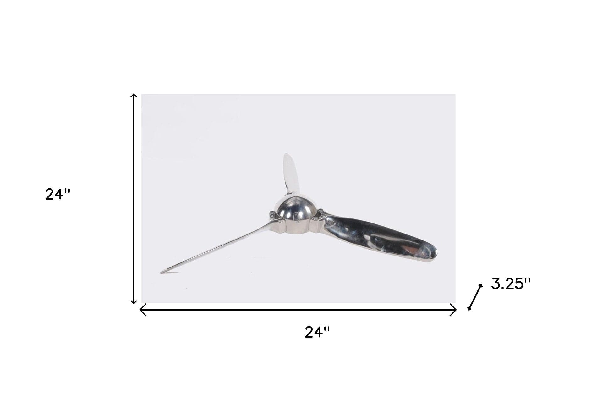 3.25" X 24" X 24" 3 Blade Propeller - Homeroots - Flyclothing LLC