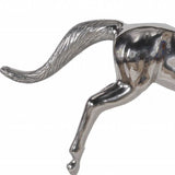 Large Silver Horse Statue - Homeroots - Flyclothing LLC