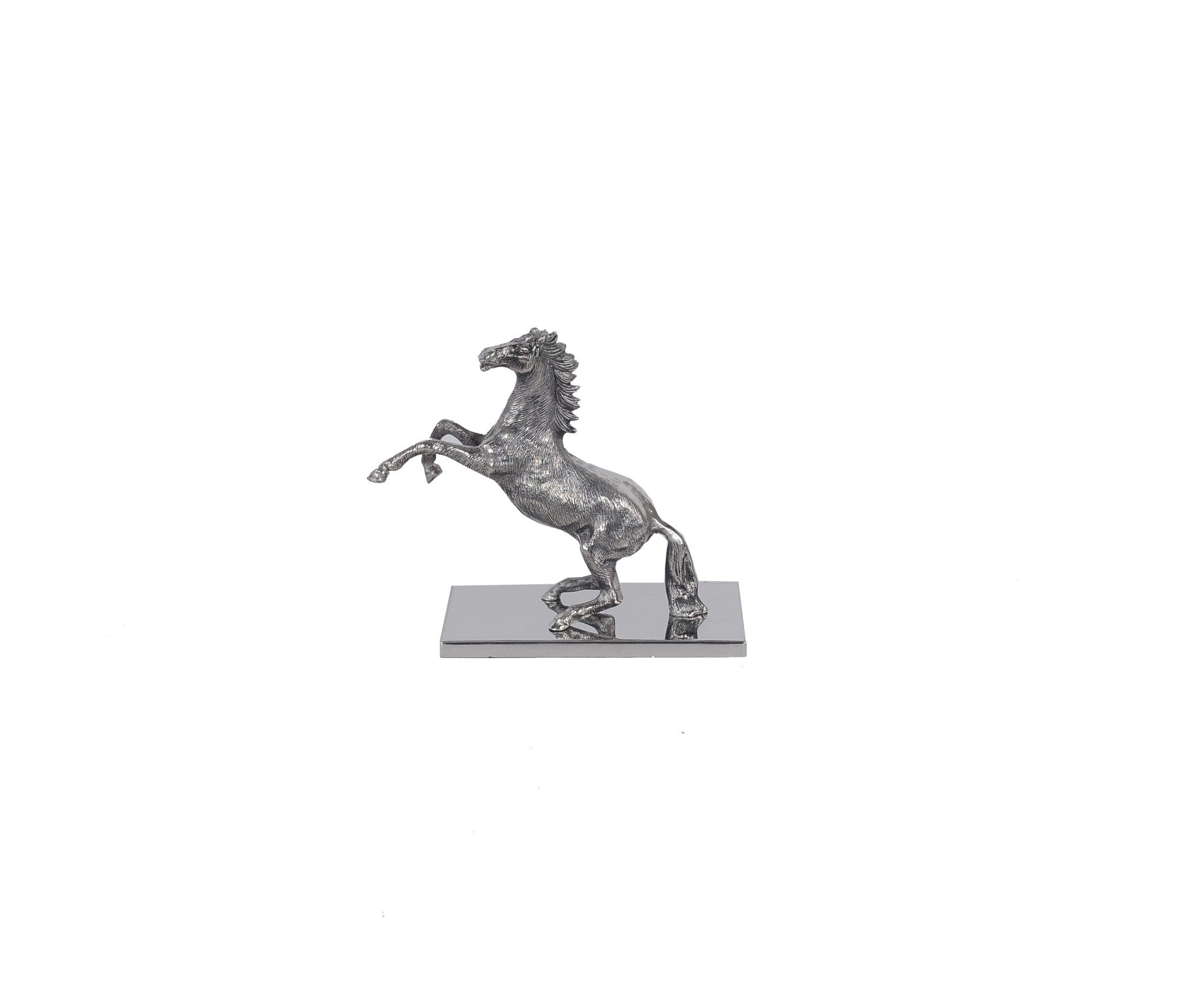 5" X 12.5" X 11" Horse Statue With Base - Homeroots - Flyclothing LLC