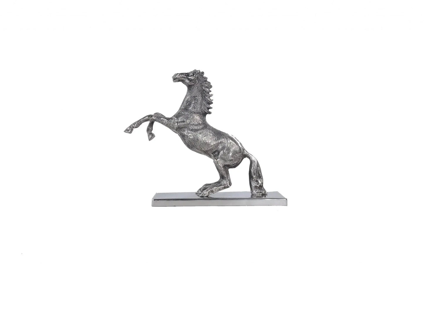 5" X 12.5" X 11" Horse Statue With Base - Homeroots - Flyclothing LLC
