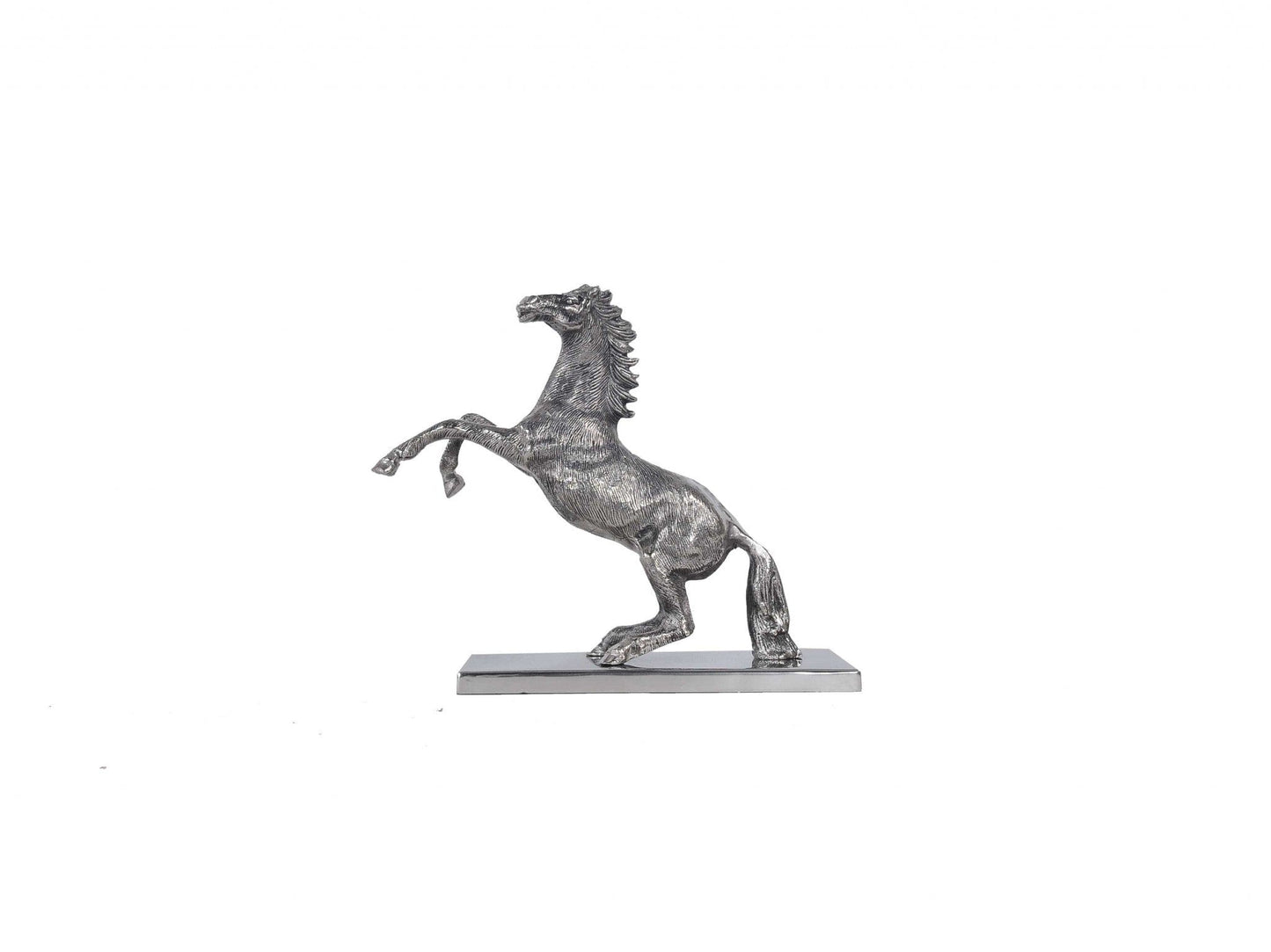5" X 12.5" X 11" Horse Statue With Base - Homeroots - Flyclothing LLC