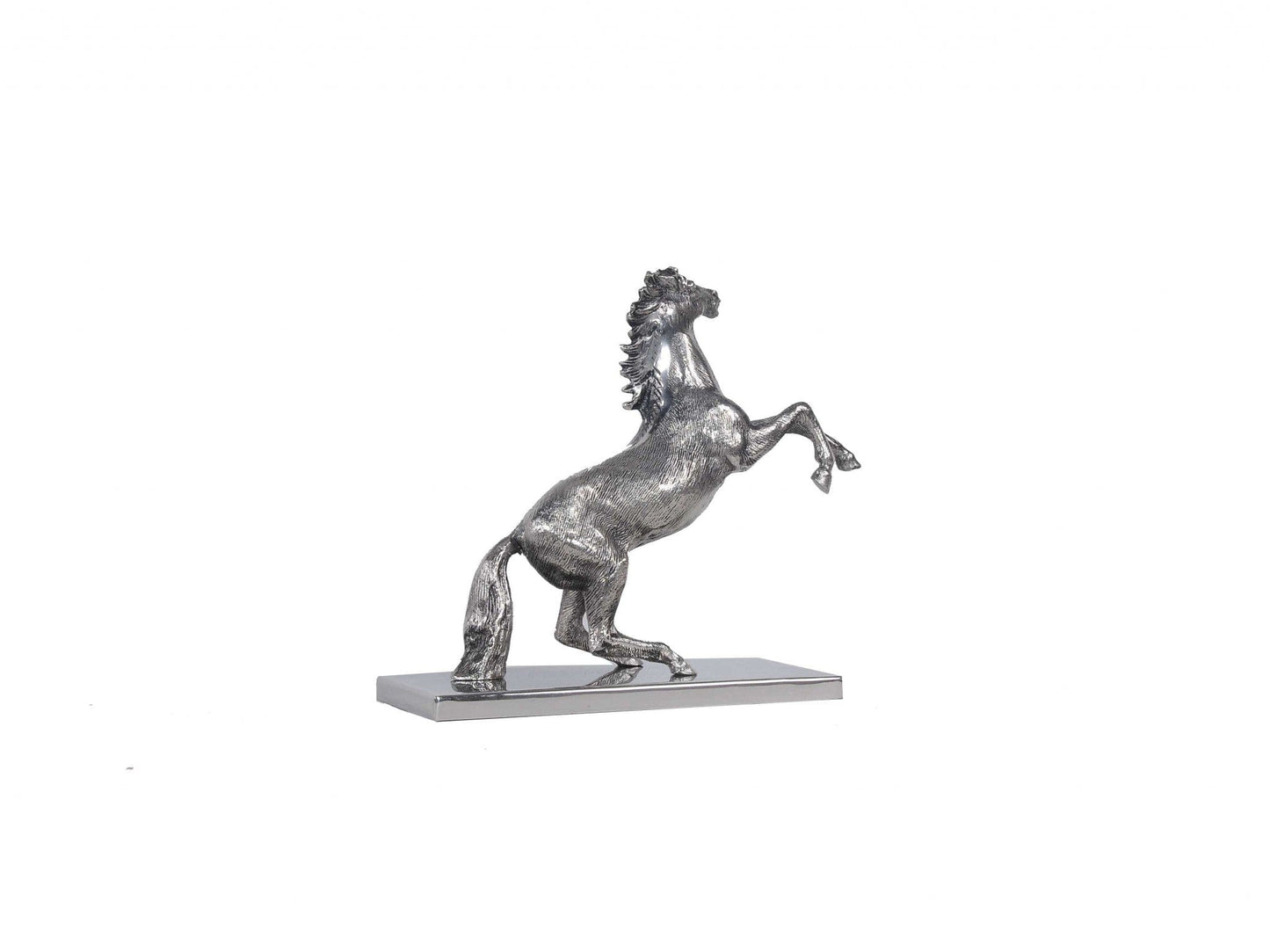 5" X 12.5" X 11" Horse Statue With Base - Homeroots - Flyclothing LLC