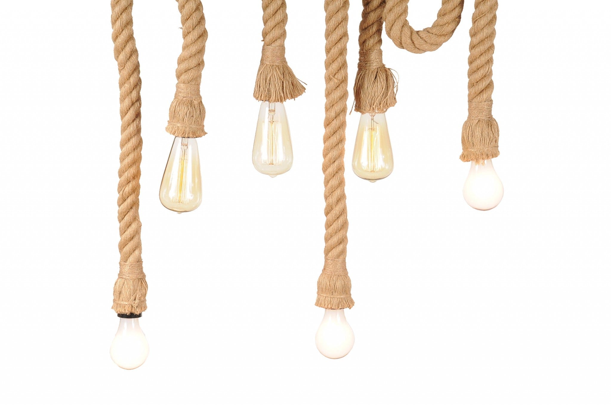 5" X 30" X 50" 6 Bulbs Medusa  Pendant Lamp - Homeroots