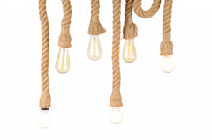 5" X 30" X 50" 6 Bulbs Medusa  Pendant Lamp - Homeroots