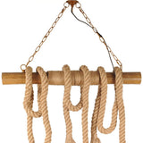 5" X 30" X 50" 6 Bulbs Medusa Pendant Lamp - Homeroots - Flyclothing LLC