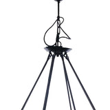 32" X 37" X 32" 8 Bulbs Rope  Pendant Lamp - Homeroots