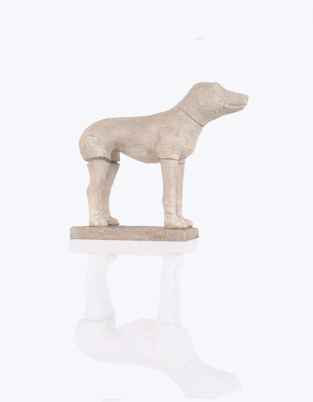 17" Natural Resin Hand Painted Figurine Tabletop Sculpture - Homeroots