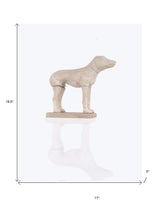 17" Natural Resin Hand Painted Figurine Tabletop Sculpture - Homeroots - Flyclothing LLC