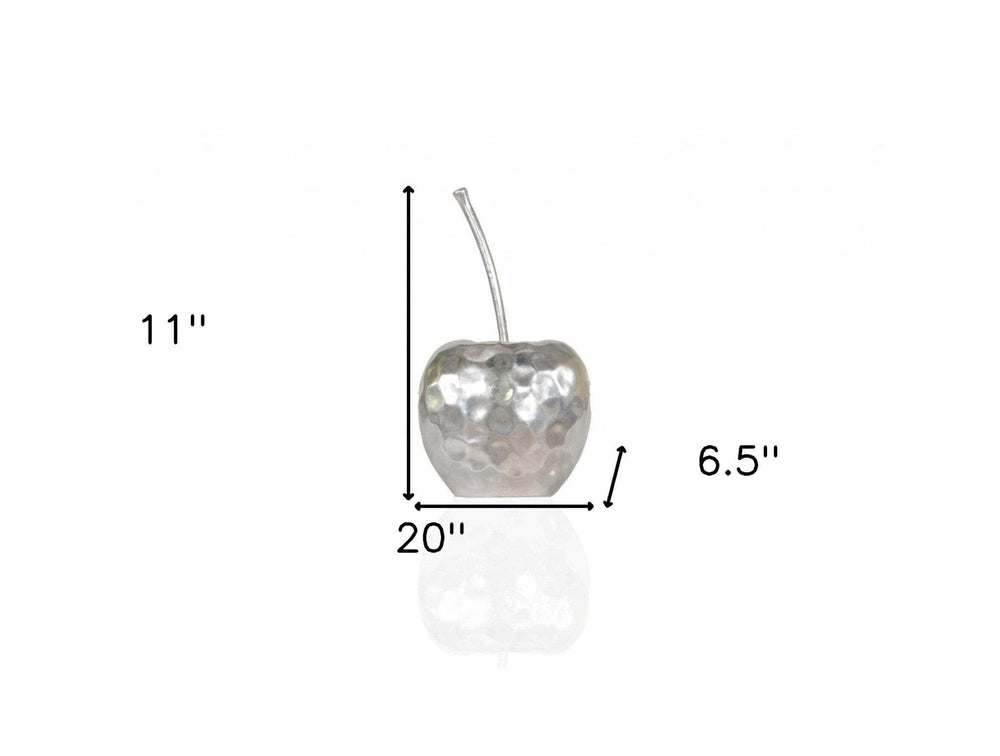 Delicious Hammered Finish Apple Statue - Homeroots - Flyclothing LLC