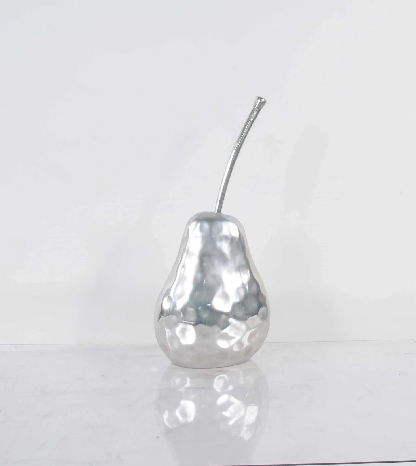 Delicious Hammered Finish Pear Statue - Homeroots - Flyclothing LLC