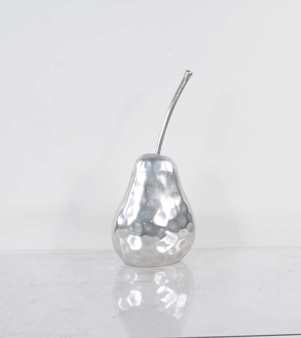 Delicious Hammered Finish Pear Statue - Homeroots - Flyclothing LLC