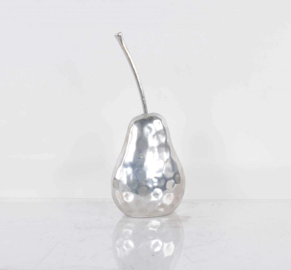 Delicious Hammered Finish Pear Statue - Homeroots - Flyclothing LLC