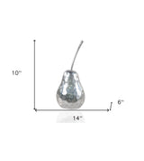 Delicious Hammered Finish Pear Statue - Homeroots - Flyclothing LLC