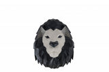 11.5" X 9.5" X 14" Origami Lion Head Wall Decoration - Homeroots - Flyclothing LLC