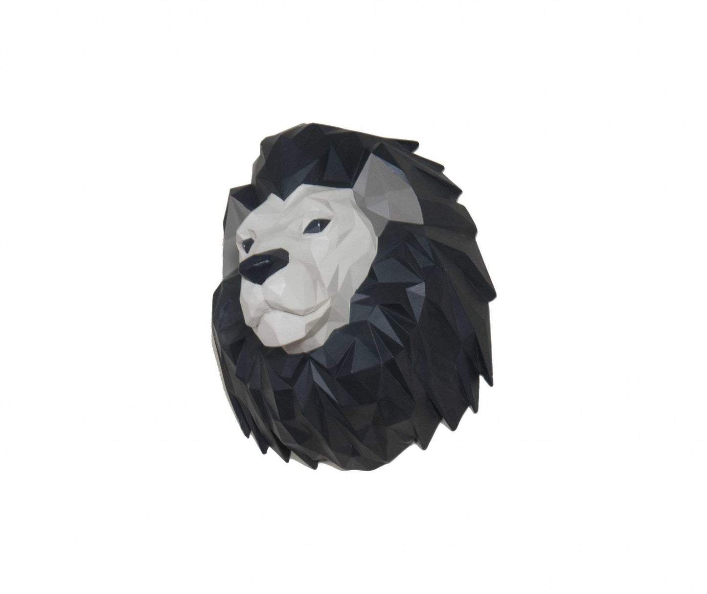 11.5" X 9.5" X 14" Origami Lion Head Wall Decoration - Homeroots - Flyclothing LLC