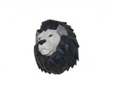 11.5" X 9.5" X 14" Origami Lion Head Wall Decoration - Homeroots - Flyclothing LLC