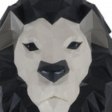 11.5" X 9.5" X 14" Origami Lion Head Wall Decoration - Homeroots