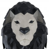 11.5" X 9.5" X 14" Origami Lion Head Wall Decoration - Homeroots