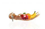 12" Brown Antler Resin Serving Tray - Homeroots