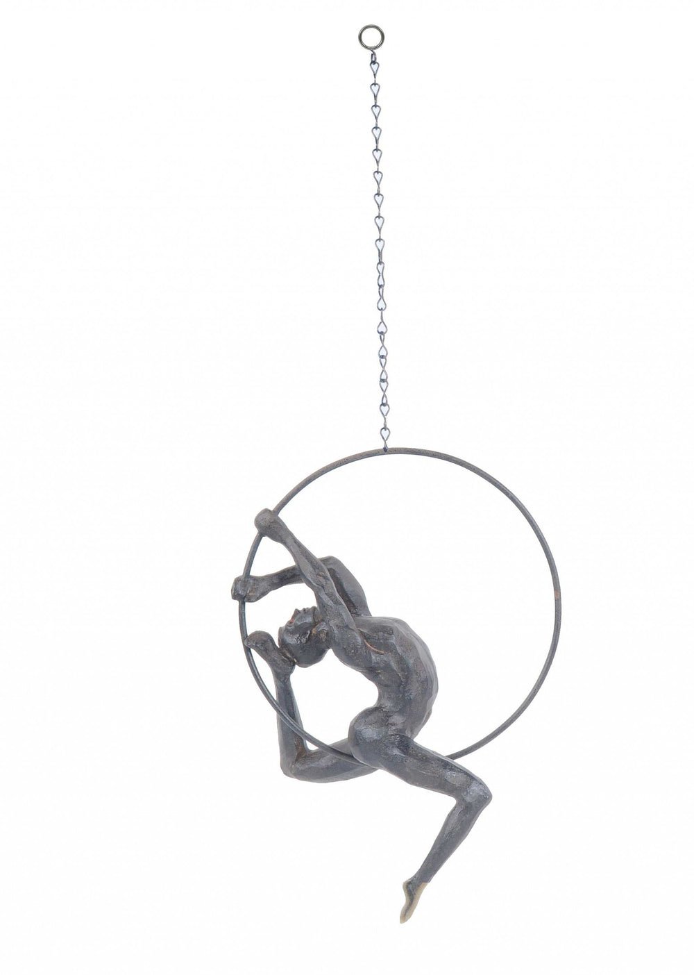 Athletic Man Hanging Ring Sculpture - Homeroots - Flyclothing LLC