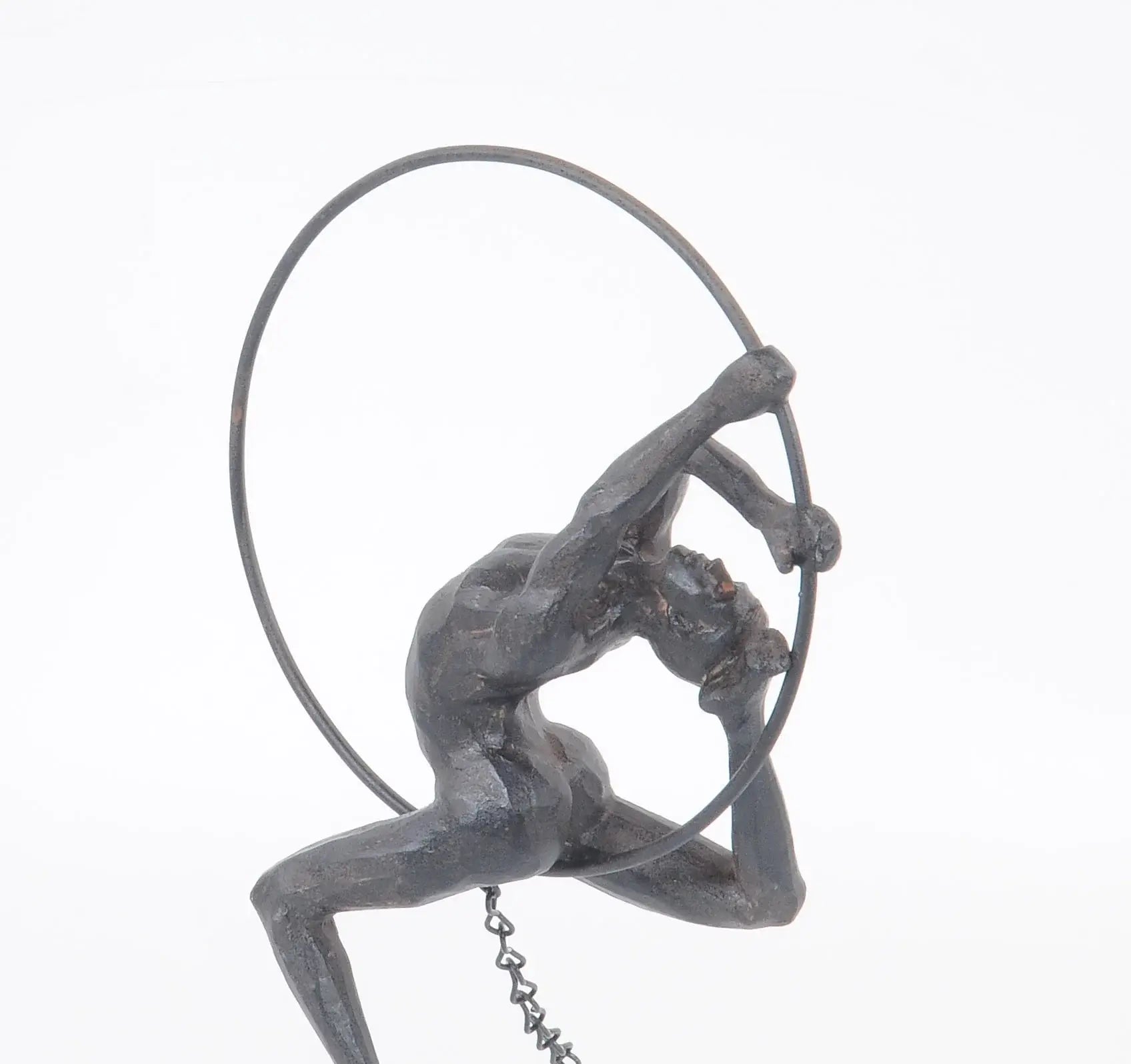 Athletic Man Hanging Ring Sculpture - Homeroots - Flyclothing LLC