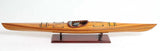 Rich Cedar Kayak Model Sculpture - Homeroots