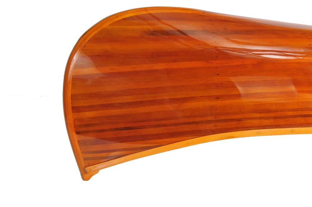 12.375" X 107" X 15.375" Display Half Canoe - Homeroots