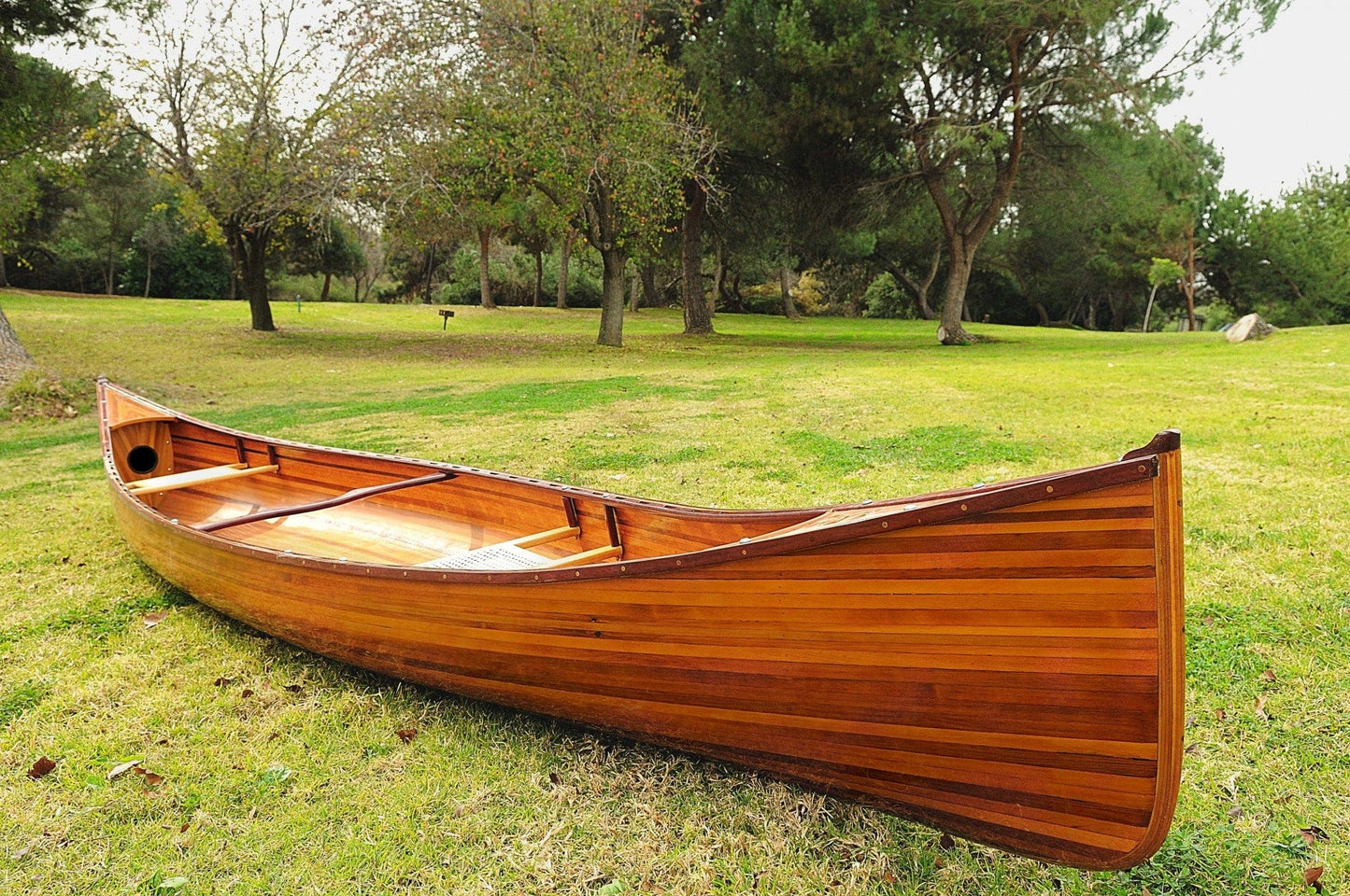 35.5" X 216" X 27" Wooden Canoe - Homeroots - Flyclothing LLC