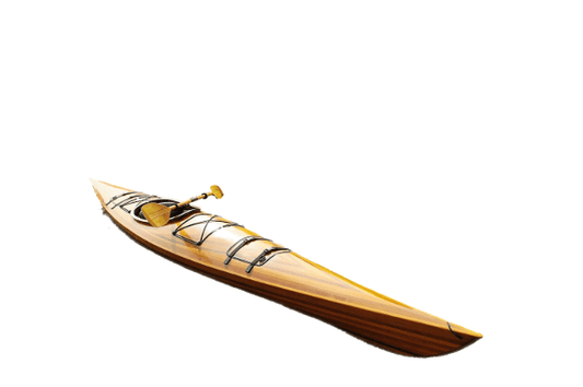 24" X 177" X 13.5" Wooden Kayak - Homeroots