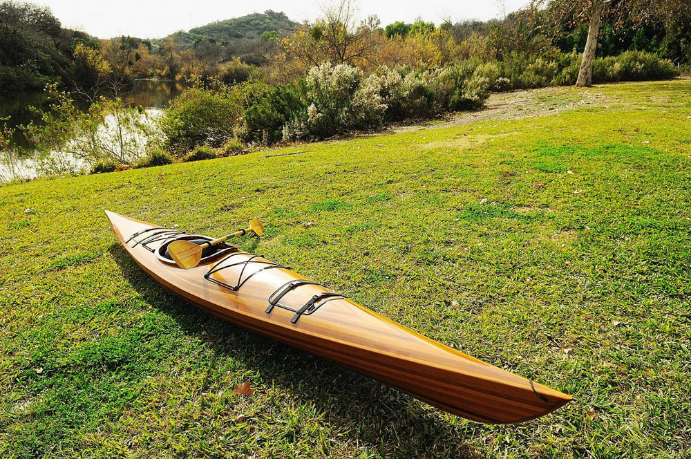 24" X 177" X 13.5" Wooden Kayak - Homeroots - Flyclothing LLC