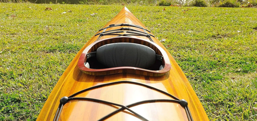 24" X 177" X 13.5" Wooden Kayak - Homeroots - Flyclothing LLC