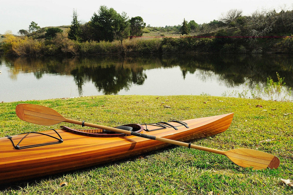 24" X 177" X 13.5" Wooden Kayak - Homeroots - Flyclothing LLC