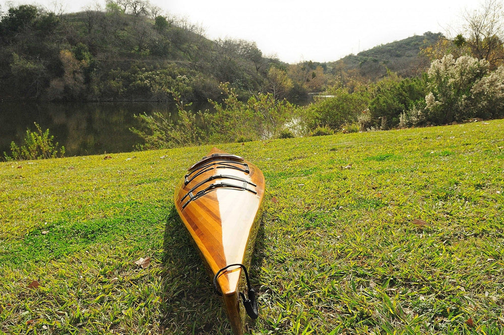 24" X 177" X 13.5" Wooden Kayak - Homeroots - Flyclothing LLC