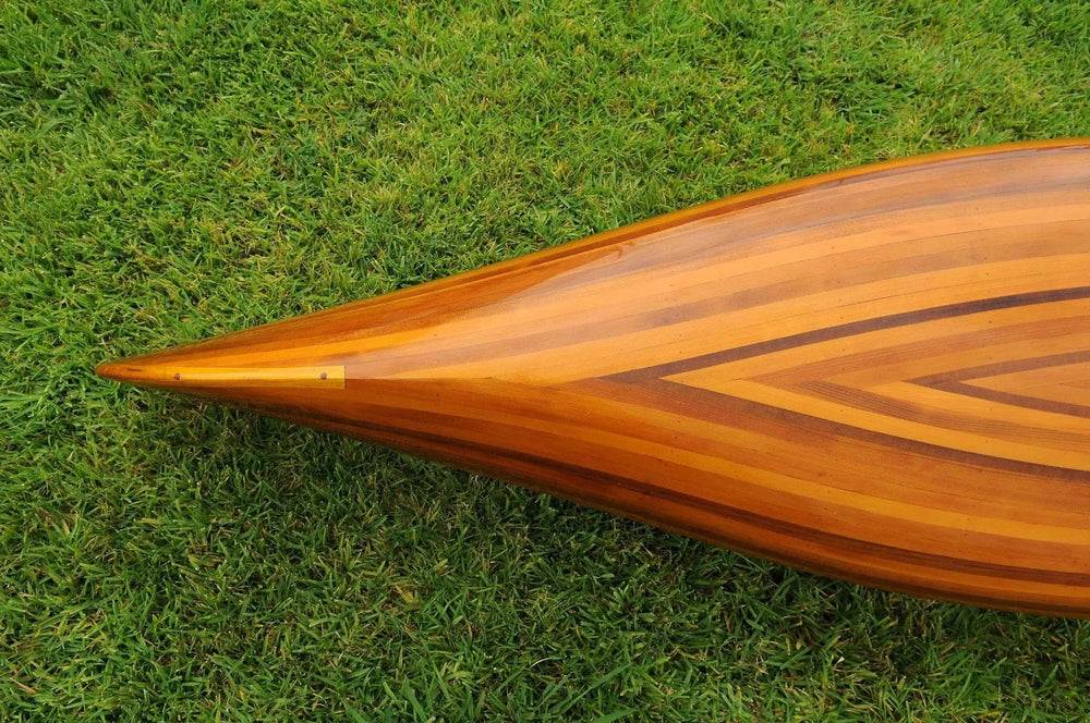 26.25" X 118.5" X 16" Wooden Canoe - Homeroots - Flyclothing LLC